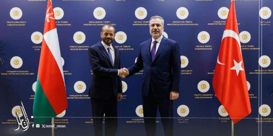مباحثات عمانية تركية في أنقرة