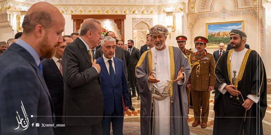 سلطنة عمان وتركيا تصدران بيانا مشتركا