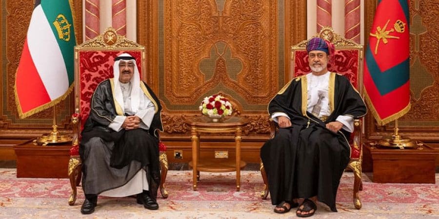 جلالة السلطان وأمير دولة الكويت